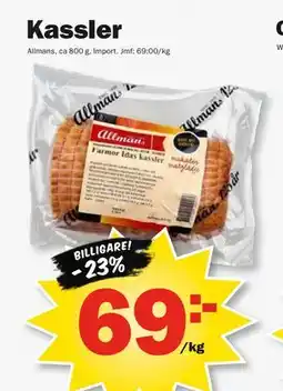 Pekås Kassler erbjuda