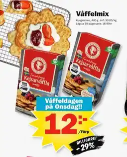 Pekås Våffelmix erbjuda