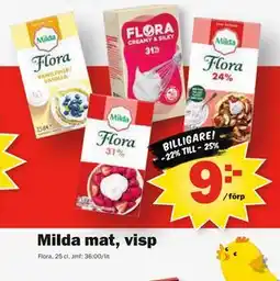 Pekås Milda mat, visp erbjuda