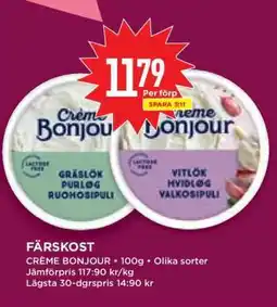 Willys FÄRSKOST CRÈME BONJOUR erbjuda