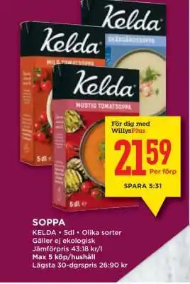 Willys Soppa erbjuda