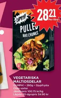 Willys Oumph! Pulled BBQ Chunks erbjuda