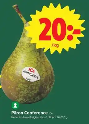 ICA Supermarket Päron conference erbjuda