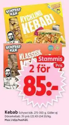 ICA Supermarket Kebab Schysst käk erbjuda