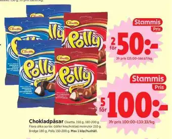 ICA Supermarket Chokladpåsar erbjuda