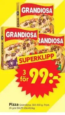 ICA Supermarket Pizza Grandiosa erbjuda
