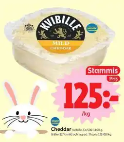 ICA Supermarket Kvibille Mild Cheddar erbjuda