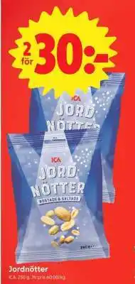 ICA Supermarket Jordnötter erbjuda