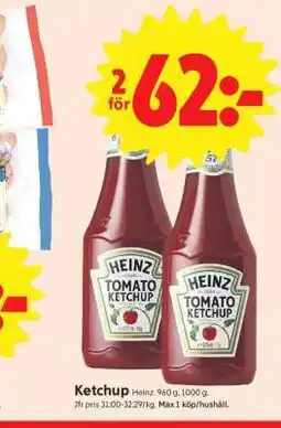ICA Supermarket Ketchup erbjuda