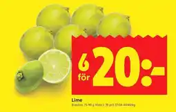 ICA Supermarket Lime erbjuda