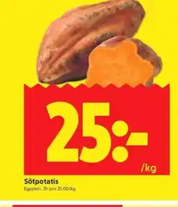 ICA Supermarket Sötpotatis erbjuda