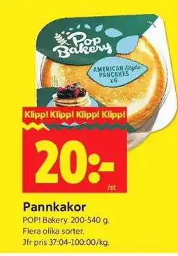 ICA Supermarket Pannkakor erbjuda