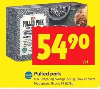 ICA Supermarket PULLED PORK erbjuda