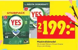 ICA Supermarket MASKINDISKMEDEL erbjuda