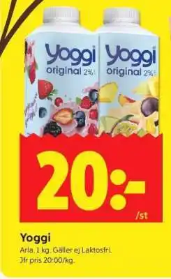 ICA Supermarket YOGGI erbjuda