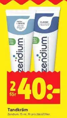 ICA Supermarket TANDKRÄM erbjuda