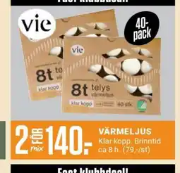 ÖoB Värmeljus erbjuda