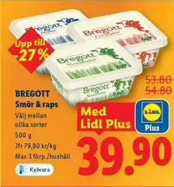 Lidl Bregott Smör & raps erbjuda