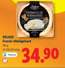 Lidl Deluxe Fransk vitmögelost erbjuda