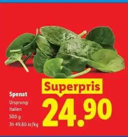 Lidl Spenat erbjuda