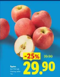 Lidl Äpplen erbjuda