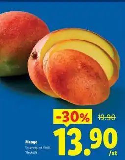Lidl Mango erbjuda