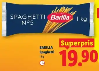Lidl BARILLA Spaghetti erbjuda