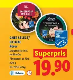 Lidl CHEF SELECT/ DELUXE Röror erbjuda