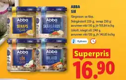 Lidl ABBA Sill erbjuda