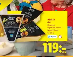 Lidl DELUXE Ost erbjuda
