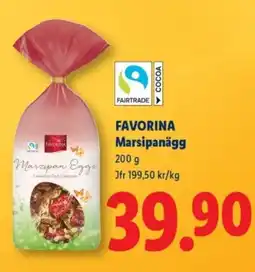 Lidl FAVORINA Marsipanägg erbjuda