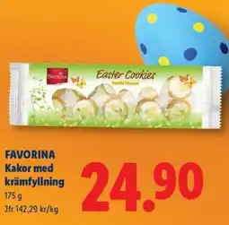 Lidl FAVORINA Kakor med krämfyllning erbjuda