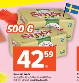 Coop Extra Svenskt smör erbjuda
