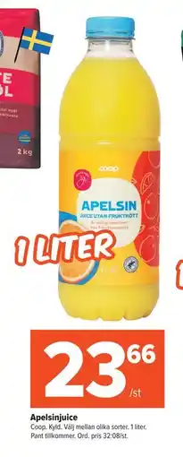 Coop Extra Apelsinjuice erbjuda