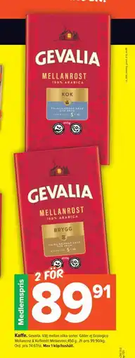 Coop Extra Kaffe, Medlemspris erbjuda