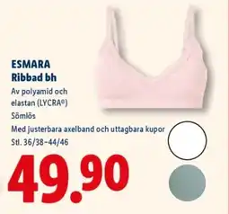 Lidl ESMARA Ribbad bh erbjuda