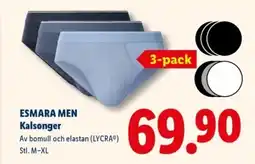 Lidl ESMARA MEN Kalsonger erbjuda