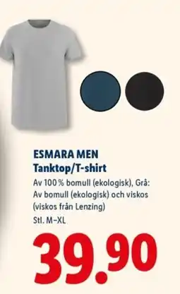 Lidl ESMARA MEN Tanktop/T-shirt erbjuda