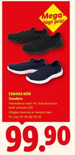 Lidl ESMARA MEN Sneakers erbjuda