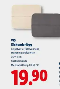 Lidl W5 Diskunderlägg erbjuda
