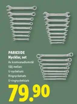 Lidl PARKSIDE Nycklar, set erbjuda