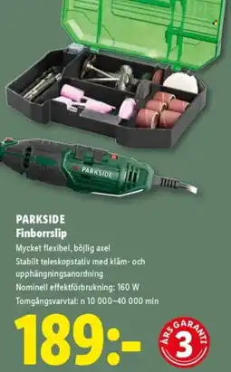 Lidl PARKSIDE Finborrslip erbjuda