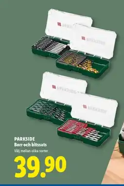 Lidl PARKSIDE Borr och bitssats erbjuda