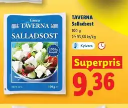 Lidl TAVERNA Salladsost erbjuda