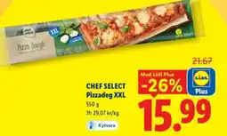 Lidl CHEF SELECT Pizzadeg XXL erbjuda