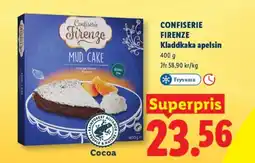 Lidl CONFISERIE FIRENZE Kladdkaka apelsin erbjuda