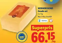 Lidl WERNERSSONS Gouda ost erbjuda