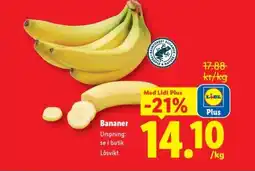 Lidl Bananer erbjuda