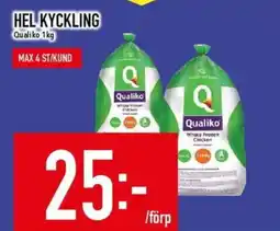 Matdax Qualiko Hel kyckling erbjuda