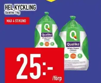 Matdax Qualiko Hel kyckling erbjuda